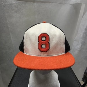 NWS Cal Ripken Jr Ebbets Field Flannels Signature Series Fitted Hat 7 5/8 MLB