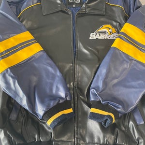 Buffalo Sabres large leather jacket