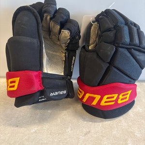 Used Bauer ELITE GRYPHONS Junior Gloves Black 11" 11858-S000078297