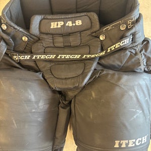 Used Itech HP 4.8 GOAL PANT Senior Goalie Pant Black SM 11858-S000078293