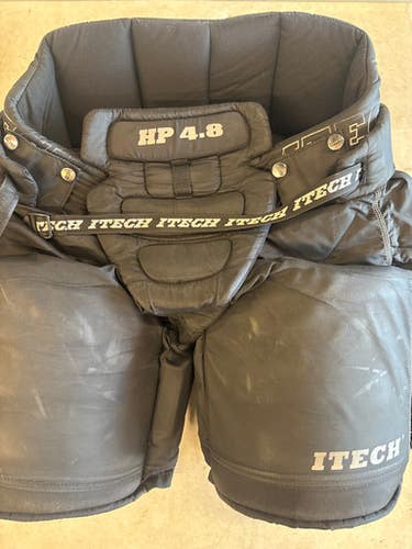 Used Itech HP 4.8 GOAL PANT Senior Goalie Pant Black SM 11858-S000078293