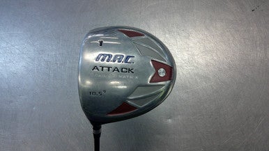Used MAC ATTACK Mens Driver RH 10.5 Degree 11339-S000193556