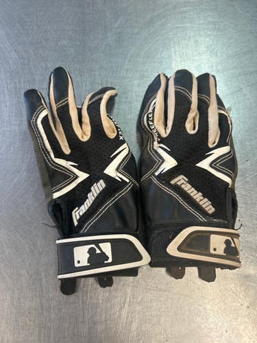 Used Franklin BB/SB Batting Gloves Black XS 11868-S000064740