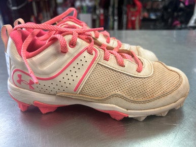 Used Under Armour GLYDE BB/SB Cleats White Junior 03.5 11868-S000064735