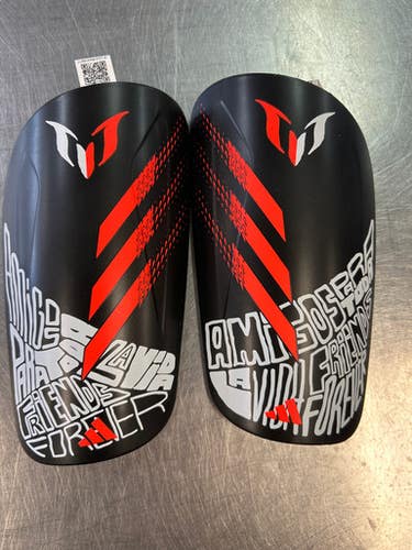 Used Adidas Soccer Shin Guards Adult Black LG 11868-S000064924