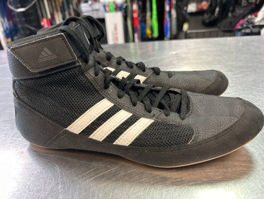 Used Adidas Wrestling Shoes Black Senior 9.5 11868-S000064871