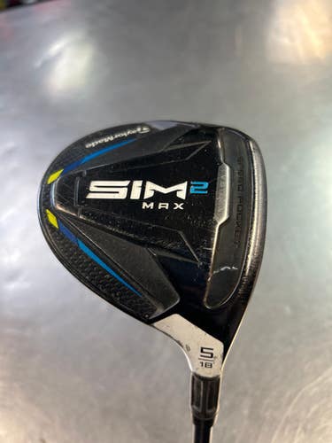 Used Taylormade SIM 2 MAX Mens Fairway Wood RH 5 Wood 11868-S000064862
