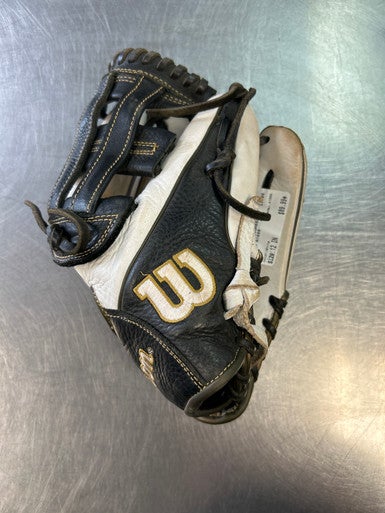 Used Wilson A1000 BB/SB Glove RH Throw White 12" 11868-S000064810