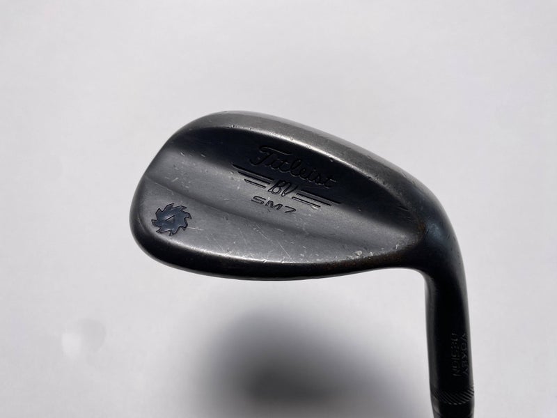 Titleist Vokey SM7 Jet Black Lob Wedge LW 60* 10 Bounce S-Grind Wedge RH