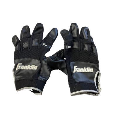 Used Franklin BB/SB Batting Gloves Black LG 11760-S000080832