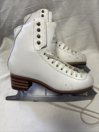 Girls Int Size 5 B Jackson Ultima Competitor Figure Ice Skates. Aspire Blades