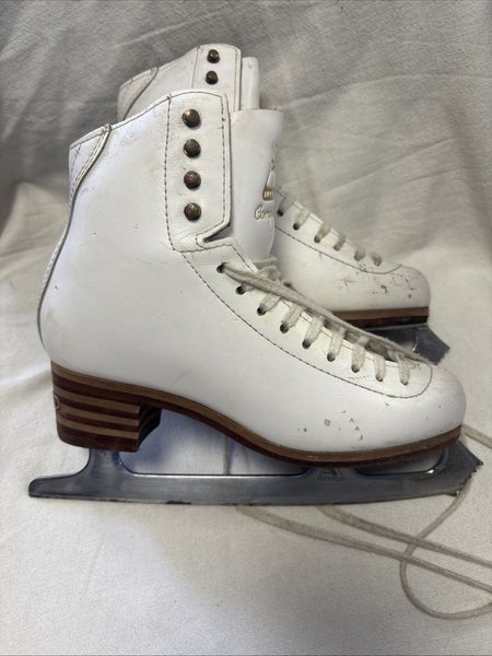 Girls Int Size 5 B Jackson Ultima Competitor Figure Ice Skates. Aspire Blades