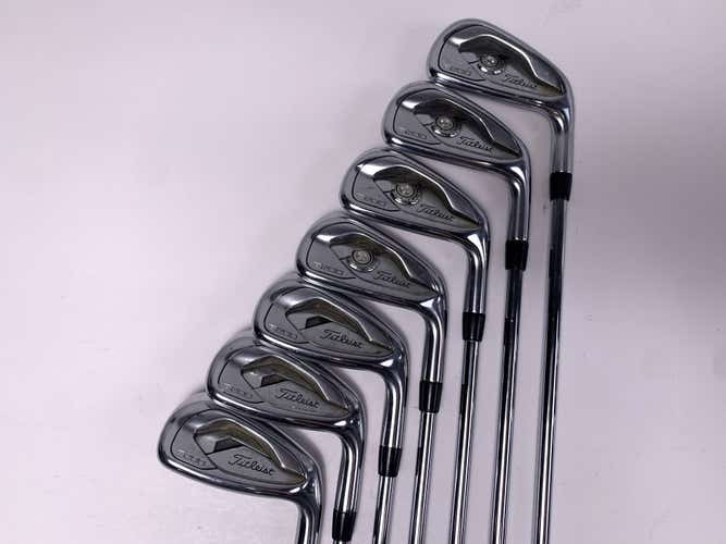 Titleist T200 Iron Set 4-PW True Temper AMT S300 Black Stiff Steel Mens RH