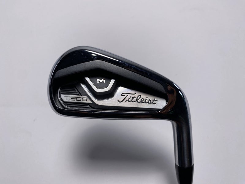 Titleist T300 2021 Single 7 Iron True Temper AMT R300 Red Regular Steel Mens RH