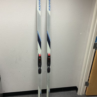 Used Karhu BEAR CLAW 52 Mens XC Ski/Binding Black And Carolina Blue 190 cm 11855-S000189745