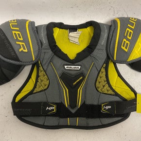 Used Bauer SUPREME HP Junior Shoulder Pads Black And Gold LG 11855-S000189750