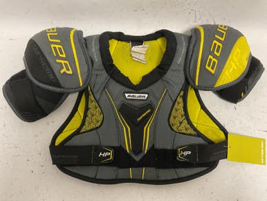 Used Bauer SUPREME HP Junior Shoulder Pads Black And Gold LG 11855-S000189750
