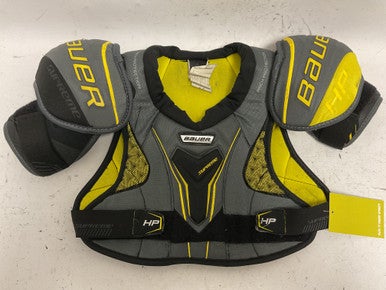 Used Bauer SUPREME HP Junior Shoulder Pads Black And Gold LG 11855-S000189750