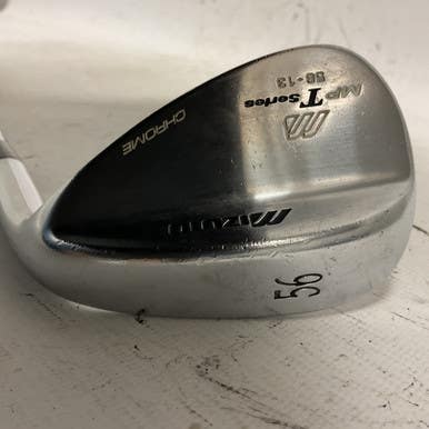 Used Mizuno MP T SERIES 56-13 CHROME Golf Wedge Mens RH 56 Degree 11855-S000189732