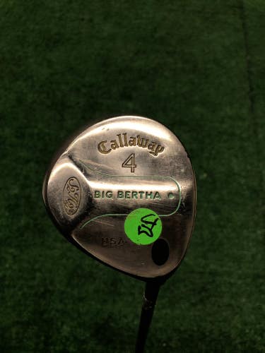 Callaway Ladies Big Bertha Driver and 4 Woods Set Graphite Shafts