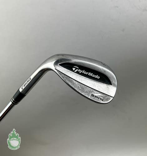 Used Left Handed TaylorMade Z-Spin Wedge 60*-6 Wedge Flex Steel Golf Club