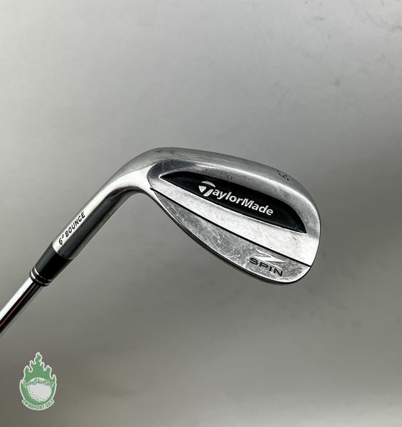 Used Left Handed TaylorMade Z-Spin Wedge 60*-6 Wedge Flex Steel Golf Club