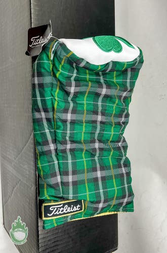 New with Tags Titleist Barrel Shamrock Driver Headcover