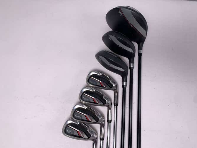 Lynx Black Cat Set Club Set Driver 3W 5W 7-PW Regular Steel Mens RH
