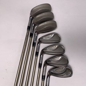 Adams Idea A3 OS Iron Set 4h-6h-7-PW Grafalloy Idea Womens 55g Ladies LH