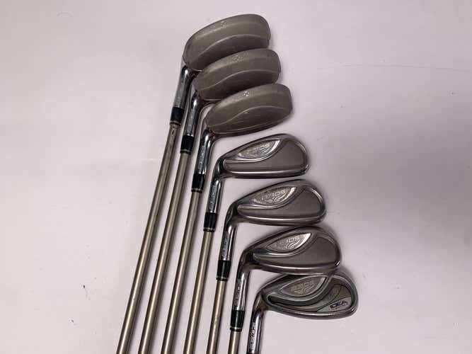 Adams Idea A3 OS Iron Set 4h-6h-7-PW Grafalloy Idea Womens 55g Ladies LH