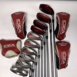 Adams Idea A3 OS Club Set 5W 4H-6H 7-9 GW SW Putter Idea 55g Ladies RH HC