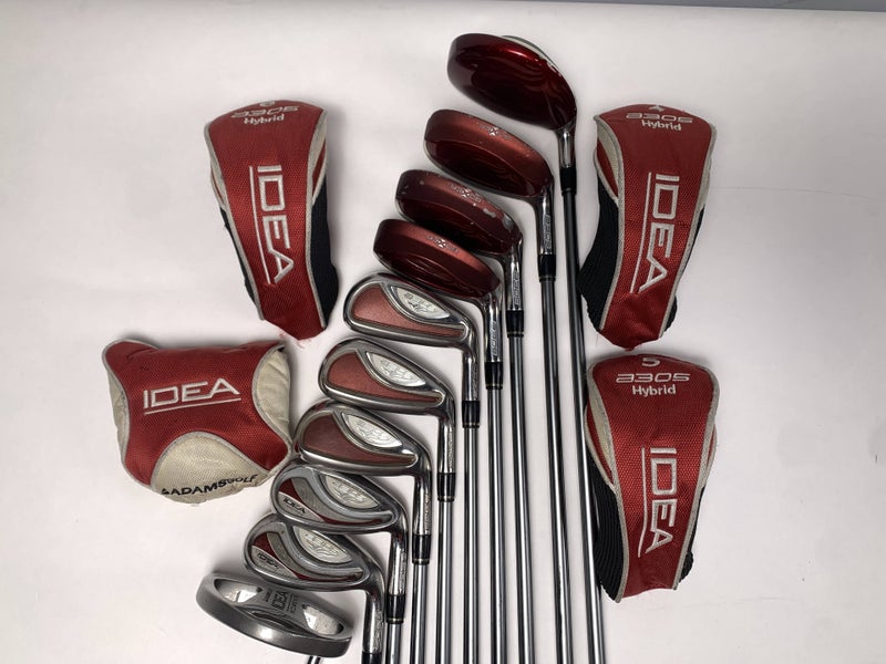 Adams Idea A3 OS Club Set 5W 4H-6H 7-9 GW SW Putter Idea 55g Ladies RH HC