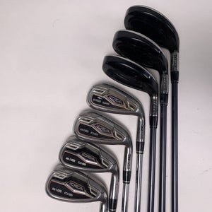 Adams Idea A12 OS Iron Set 4H-6H 7-PW Stiff Steel Mens RH +1''