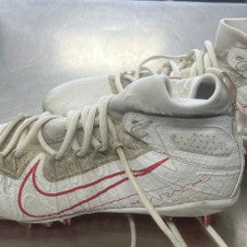 Used Nike LAX Cleats Mens White Senior 10.5 11497-S000151365