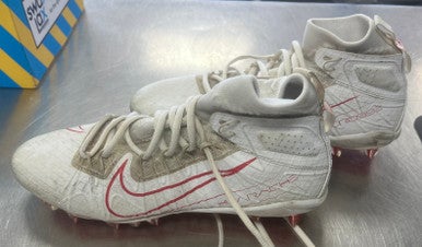 Used Nike LAX Cleats Mens White Senior 10.5 11497-S000151365
