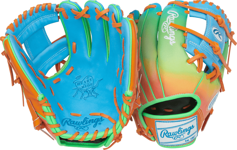 Rawlings Heart of the Hide Funburst PROR204-2CBO 11.5" Baseball Glove *Message to Neogtiate*