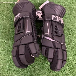 Black Maverik M5 Lacrosse Gloves 12" (New)