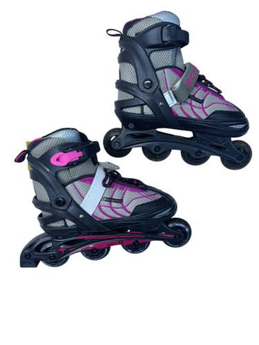 Used Schwinn ADJT INLINE SKATES Senior Rec Fitness Skates Black Adjustable 11835-S000197657