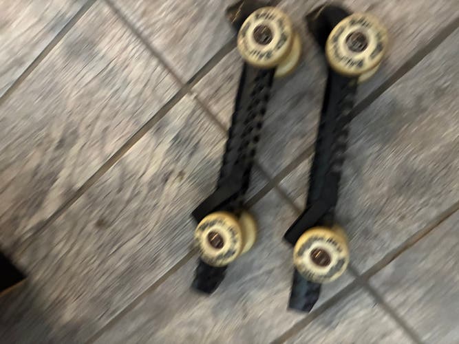 Used roller-guard skate guards -new straps added