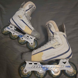Mission Soldier Black Size 9EE Inline Roller Hockey Skates