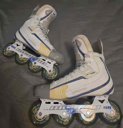 Mission Soldier Black Size 9EE Inline Roller Hockey Skates