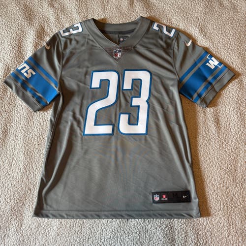 Detroit Lions Color Rush Jersey Grey Darius Slay Medium NFL