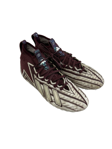 Used Adidas FREAK ULTRA Adult FB Cleats White And Maroon Senior 10 11692-S000138361