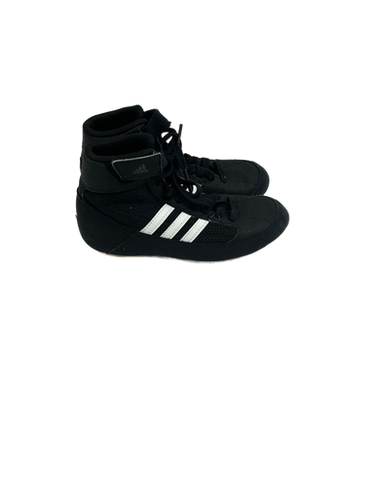 Used Adidas HVC Wrestling Shoes Black Junior 01 11692-S000140018