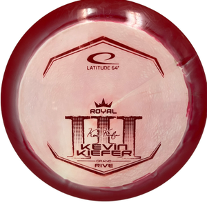 Used Latitude 64 ROYAL KEVIN KIEFER RIVE Disc Golf Driver Red 175g 11692-S000140054