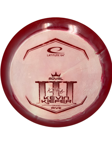 Used Latitude 64 ROYAL KEVIN KIEFER RIVE Disc Golf Driver Red 175g 11692-S000140054