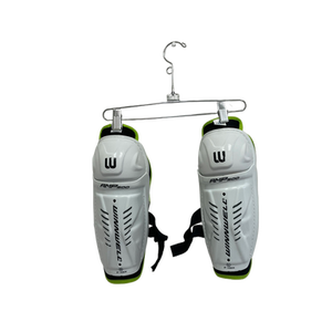 Used WinnWell AMP500 Junior Shin Guards White 9" 11692-S000140040