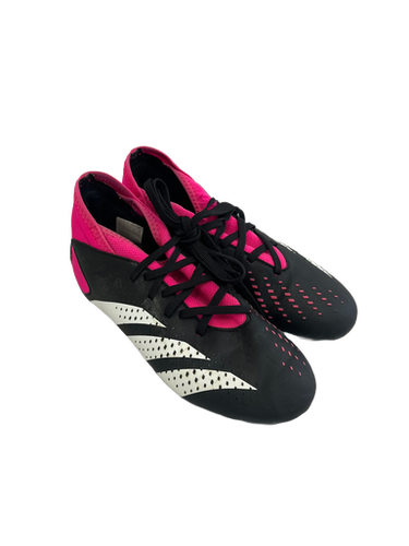 Used Adidas PREDATOR ACCURACY Soccer Cleats Pink And Black Junior 03 11692-S000140046