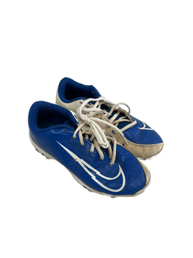 Used Nike VAPOR ULTRAFLY BB/SB Cleats White And Royal Blue Junior 04.5 11692-S000140047