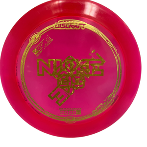 Used Discraft Z NUKE Disc Golf Driver Red 176g 11692-S000140061